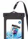 Waterproof Phone Case Cover Black/Clear