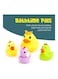 Moon Floating Set Assorted Mini Duck Family With Boat And Sieve, &lrm;29.5 X 2 X 33.5cm