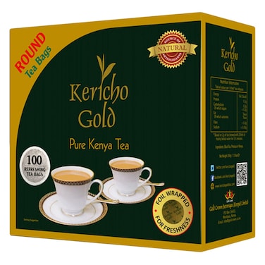 Kericho Gold Round Tea Bags 2g x Pack of 100
