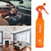 Rahal Air Freshener In Orange Color 400ml, Ideal For Cars Home And Office