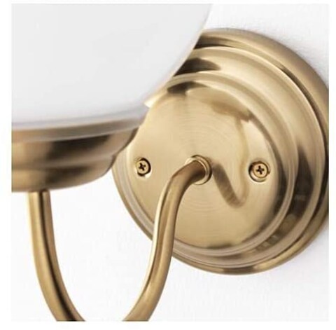 Generic Lillholmen Wall Lamp, Brass-Colour
