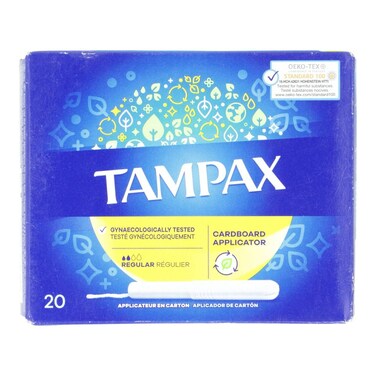 Tampax Card Board Applicator 20 pcs