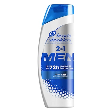 Head And Shoulder Total Care 2 In 1 Sea Minerals Anti Dandruff Shampoo And Conditioner 400ml