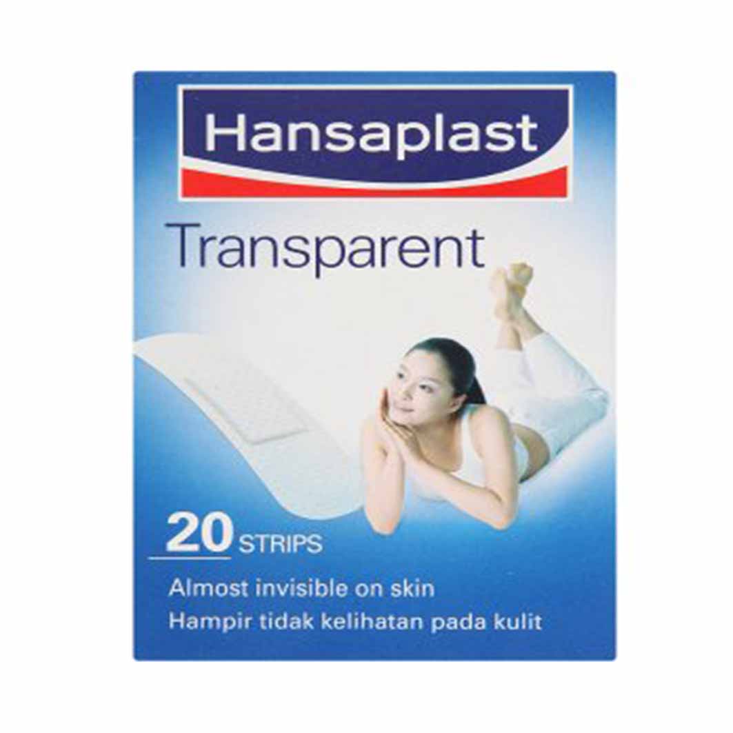 Hansaplast Transparent Plasters Strips 20 Pieces