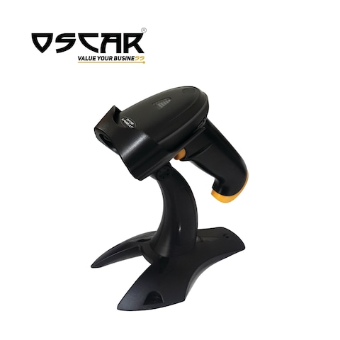 OSCAR UniBar II 1D QR 2D Barcode Scanner Reader  Automatic Area Imager  USB &amp; Virual COM  Wired With Stand  Scans QR Code from Mobile Phone  Android IOS MacOS Windows  Super Highspeed