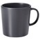 Dinera - Mug, Dark Grey, 30 Cl