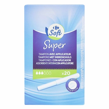 Carrefour  Super Tampons With App x20