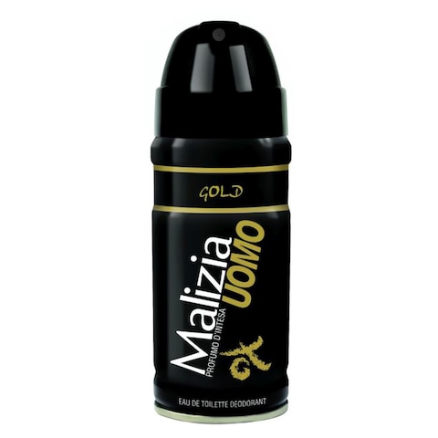 Malizia Uomo Gold Eau De Toilette Deodorant For Men - 150ml