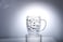 1CHASE Borosilicate Positive Quote Printed Double Wall Glass Cup With Handle And Straw 19 Oz, Double Insulated Glass Cup For Hot Cold Beverages, Cappuccino - Set Of 2