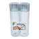 Casaware Platinum Glass Bottle 2 Pcs