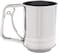 Aiwanto 2.5 Cup Stainless Steel Flour Sifter with Trigger Flour Separator Kitchen Tool Kitchen Storage
