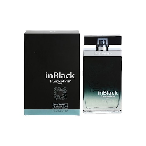 Franck Olivier In Black Eau De Toilette For Men - 75ml