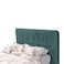 In House Geneva Velvet Bed Frame - King - 200x200 cm - Turquoise