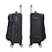 Eminent 4 Wheel Soft Casing Expandable Recycled Cabin Luggage Trolley 55cm Black&nbsp;V6093SZ-20