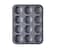 Generic Cake Bakeware Mould, Carbon Steel Muffin Pan, 12 Cavity Bakeware Non-Stick Cake Baking Pan, Mini Pie Pans, Carbon Steel Muffin Tray, Standard Baking Pan Mold For Oven Baking