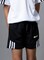 Mei Stylish Unisex Kids Active wear T-Shirt And Shorts-Short sleeve t-shirt and short sets, 9-10 Years, White &amp; Black