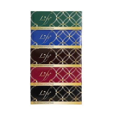 لايفي محارم للوجه 2طبقة 200منديل×5