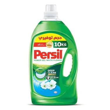 Persil White Flower Gel Laundry Detergent Liquid with Deep Clean Plus Technology 5L