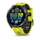 Garmin Forerunner 965 Premium GPS Running And Triathlon Smartwatch, Carbon Grey DLC Titanium Bezel With Black Case And AMP Yellow/Black Silicone Band, 010-02809-12