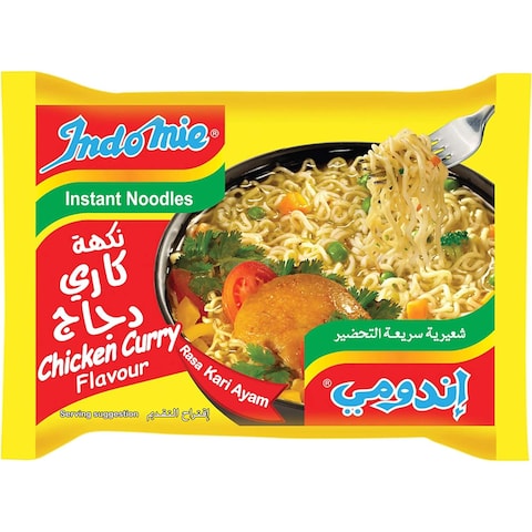 Indomie Chicken Curry Flavoured Instant Noodles 75g Pack of 5