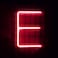 LED Neon Flex Letter Light E 30x21cm
