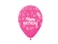 50 pcs,12'' Round Balloon, Neon Assorted, Happy Birthday, Latex Balloons