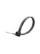 Generic 100-Piece Cable Tie Set Black 4.8x300millimeter