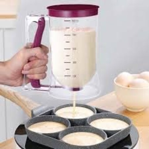 ABBASALI Heavy Duty Batter Dispenser With Measuring Label
