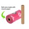 Doreen 300pcs Pet Dog Cat Waste Poop Bags PBAT Degradable Biodegradable Supplies Pick up Bag  Portable Pet Poop Garbage Bag (20 Rolls pink GC1799A)