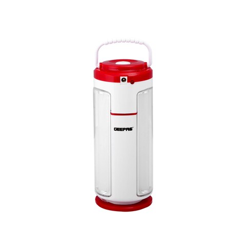 Geepas Ge53023 Rechargeable LED Lantern 10W - Emergency Lantern With Light Dimmer Function | 54 Super Bright Leds, 7 Hours Working | Ideal For Camping Hiking &amp; Emergency Use