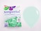 Sempertex (25pcs) 18" Round Balloons, Pastel Matte green Latex Balloons 18"-1 Pc