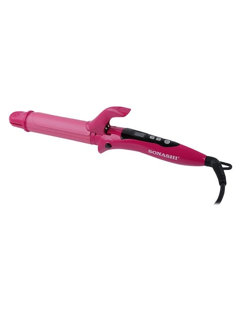 Sonashi 2-In-1 Hair Curler And Straightener Pink 300g