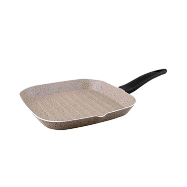 لافيتا مقلاة شوي مربعة - 28 سم - بيج