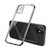 Iphone 12 Pro Max Electro Plated Black Silcone Case Cover
