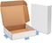 Lavish Premium Quality White Gift Carton Boxes. 33 X 26 X 6 cm, For Festival Gift, Wedding, Christmas Birthday [25-Units]