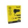 Budi M8J068L Car Charger with Coiled Lightning Cable 1.8 Meter