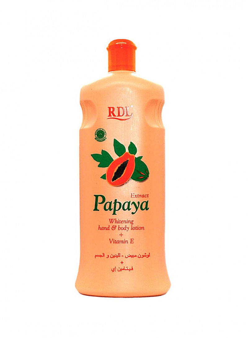 Generic Papaya Hand And Body Whitening Lotion Orange 600ml