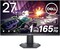 Dell 27 inch FHD 165Hz IPS Gaming Monitor, 1ms (GtG) Response Time, AMD FreeSync Premium &amp; NVIDIA G-Sync Compatible, Thin Bezel, 99% sRGB, DisplayPort, Black   G2722HS
