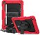 Remson Apple iPad Mini 4 / Mini 5 Rugged Shockproof Drop Protection With 360 Rotating Kickstand/Shoulder Strap Cover (Red)
