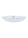 Royalford Floral Printed Dinner Plate White/Black 7.5Cm