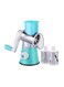 Generic Multifunctional Vegetable Slicer With Blade Sky Blue 24 x 12 x 19centimeter