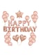 Happy Birthday Design Balloon Decoration Set 12inch