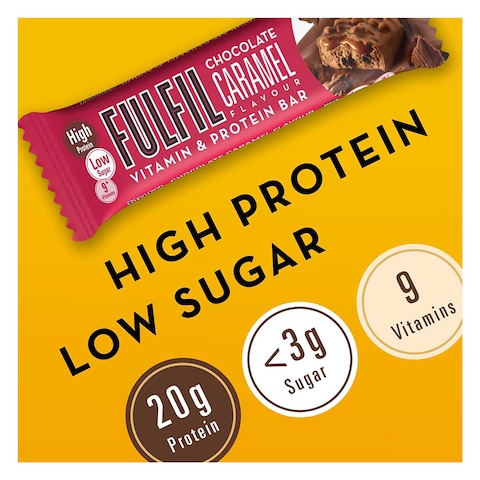 FULFIL CHOC CARAMEL BAR 55G