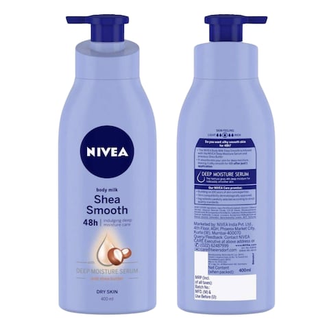 Nivea Shea Smooth Body Lotion 400Ml