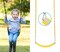 Rainbow Toys Swing Seat Yard Swing for Kids &amp; Adults with Metal Triangle Ring 2 Chain and Snap Hooks