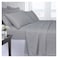 LC BED SHEET FLAT STR 180*235 GREY