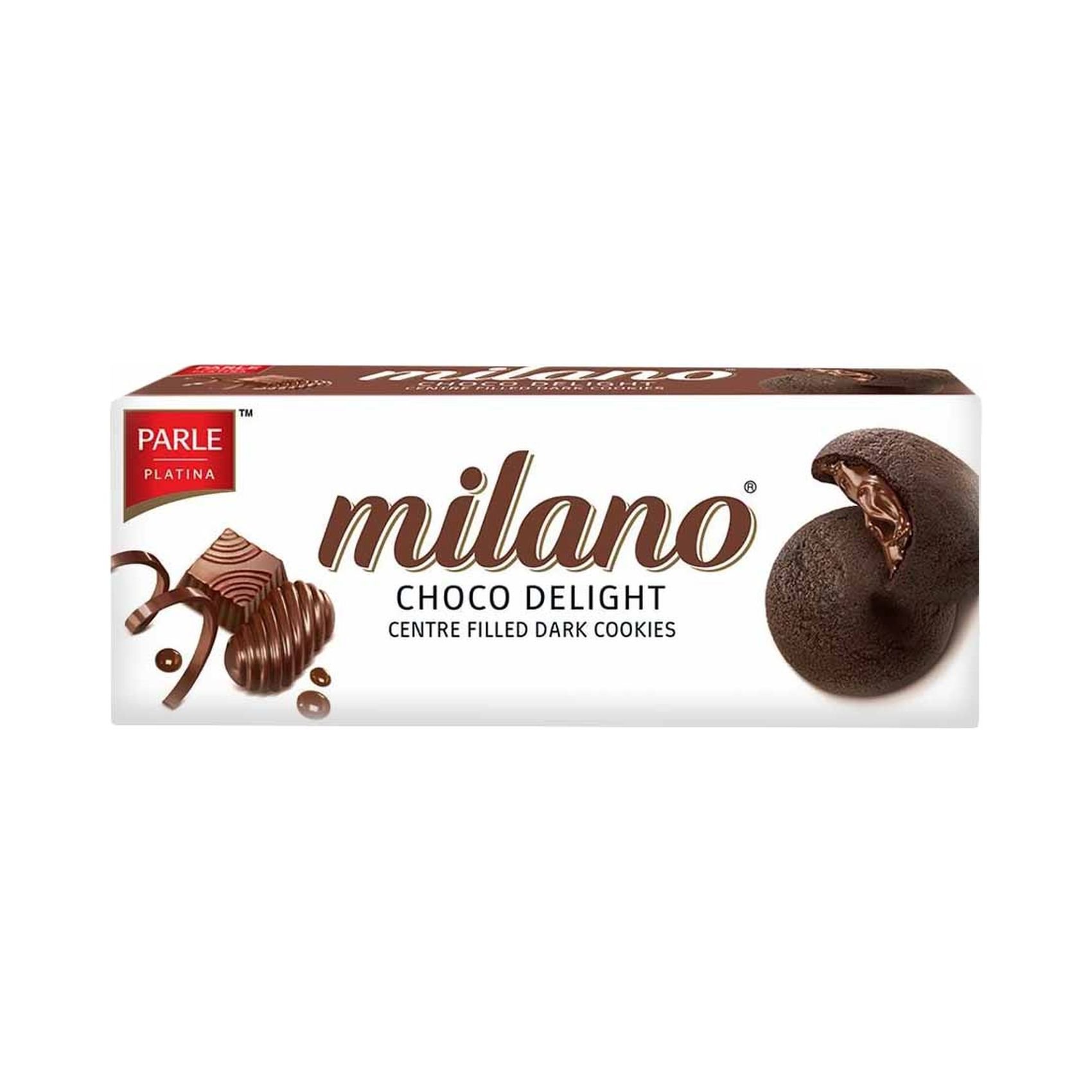 Parle Milano Centre Filled Dark Choco Delight Cookies 75g