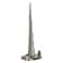 Winds Trading Ahlan UAE Metal Burj Khalifa Extra Small Silver