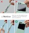 Ringke Samsung Galaxy Z Flip 5 Case Cover, Slim Series, Matte Clear