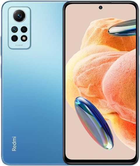 Xiaomi Redmi Note 12 Pro, 8GB RAM, 256GB, 4G, Glacial Blue (Smooth 120Hz AMOLED Display, Powerful Snapdragon Processor, 108MP Wide Camera, 67W Turbo Charging)